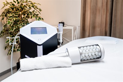 Ķermeņa modelēšana ar kompresijas mikrovibrāciju salonā "L–Sante"