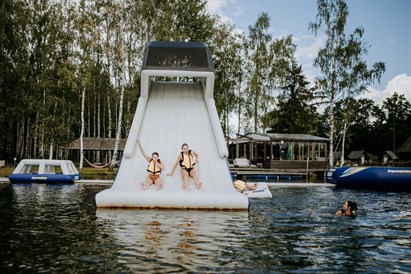 Ūdens atrakcijas kompleksā “Chill Up” Vecpiebalgā