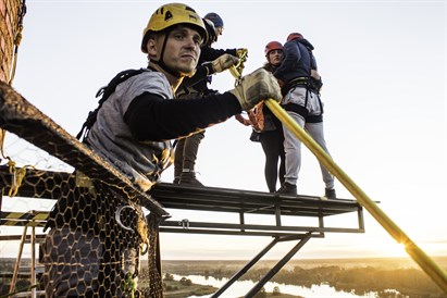 “Ropejumping” tandēma lēciens no 47 m augstuma