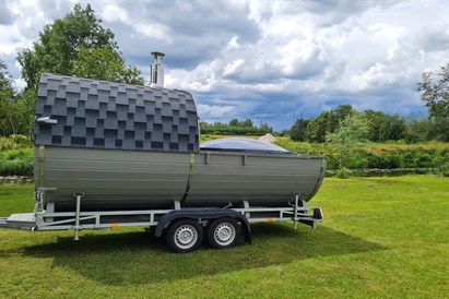 Pārvietojamā pirts un kubls ar piegādi – svētkiem un atpūtai