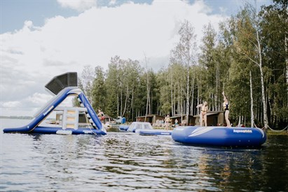 Ūdens atrakcijas kompleksā “Chill Up” Vecpiebalgā