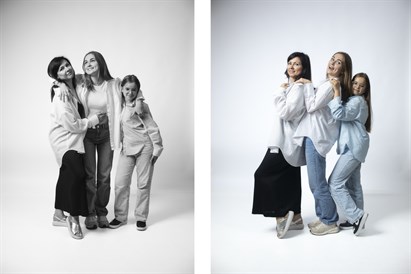 Izveido unikālus attēlus ģimenes vai draugu lokā spoguļu pašportretu fotostudijā "Im photo”