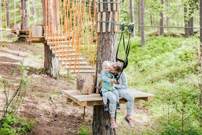 Izklaide piedzīvojumu parkā „UNO Park“ Druskininkos