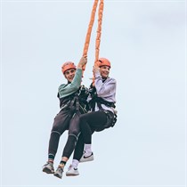 “Ropejumping” tandēma lēciens no 47 m augstuma