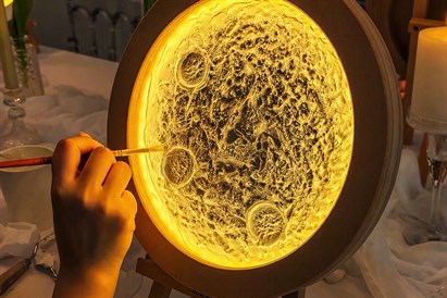 Maģiskās Mēness lampas meistarklase “Moon Lamp” studijā Rīgas centrā