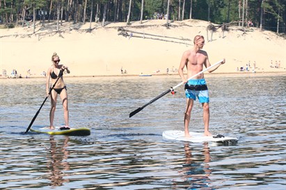 Nakšņošana Bungalow mājiņā un SUP dēļu piedzīvojums Liepājā