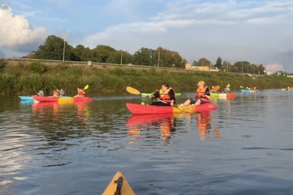 Aizraujošs brauciens ar SOT kajaku Daugavpilī 