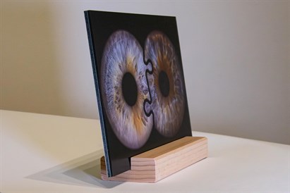 Acu foto glezna uz statīva ViiEye studijā