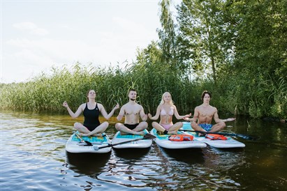 SUP piedzīvojums Ķīšezerā