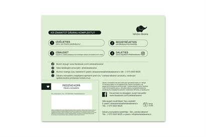 Dāvanu komplekts PIEDZĪVO KOPĀ