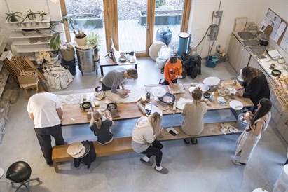 Keramikas meistarklase 4 personām “Laima Ceramics” studijā