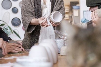 Keramikas meistarklase 4 personām “Laima Ceramics” studijā