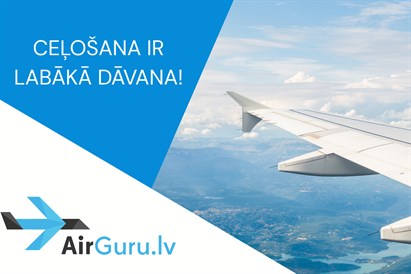 Ceļojumu aģentūras “AirGuru” dāvanu karte