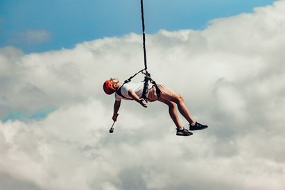 Individuāls lēciens ar virvi no 47 m augstuma un VIDEO