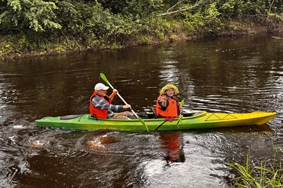 Laivu brauciens pa Misu 10 personām – no Dalbes līdz Ozolniekiem