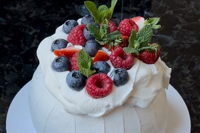 Konditorejas ONLINE kurss “Tava ideālā Pavlova”
