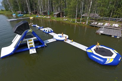 Ūdens atrakcijas kompleksā “Chill Up” Vecpiebalgā