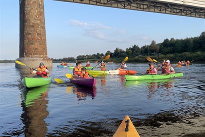 Aizraujošs brauciens ar SOT kajaku Daugavpilī 