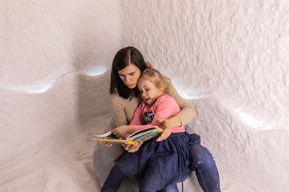Privāts sāls istabas apmeklējums ģimenei veselīgai atpūtai