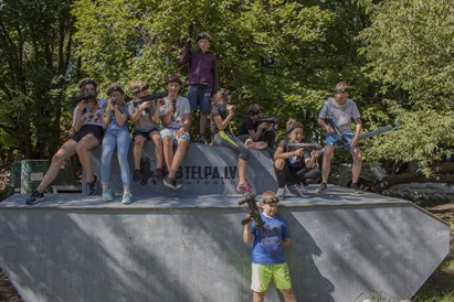 Lāzertaga ballīte Ogres Novada Parkā