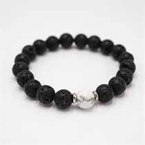 Dabīgo akmeņu rokassprādze – Spēka talismans vīrietim