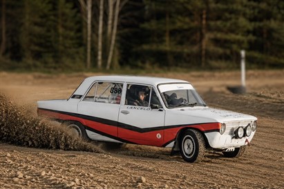 Rallija Taxi brauciens ar Žiguli trasē pie Kandavas