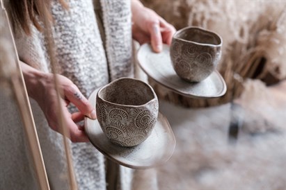 Keramikas meistarklase 4 personām “Laima Ceramics” studijā