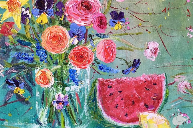 Gleznošana ar eļļas krāsām radošajā darbnīcā „9OTAS” | Lieliska dāvana