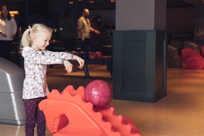 Divreiz vairāk boulinga un uzkodu plate bērniem 