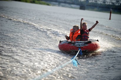 SUP dēļu noma vai brauciens ar pūsli Jūrmalā