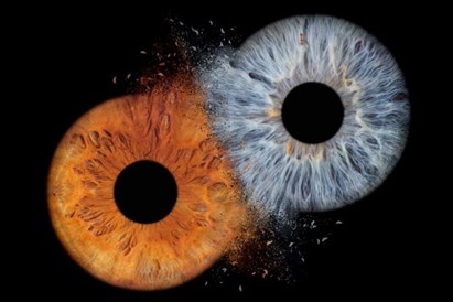 Acu foto glezna uz statīva ViiEye studijā