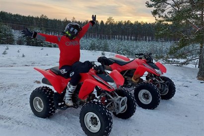 Izbrauciens ar kvadraciklu