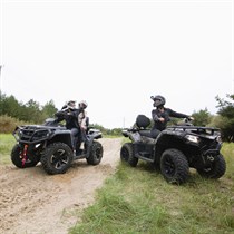 Kvadriciklu piedzīvojums Rīgas mežos līdz 4 personām