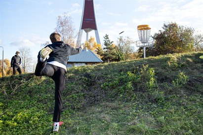 Disku golfa kluba “UFOGOLF” mēneša karte