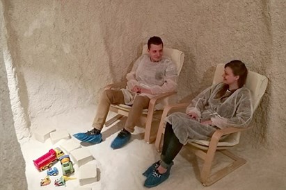 Sāls istabas apmeklējums diviem relaksējošai atpūtai
