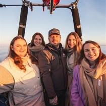 Privāts lidojums gaisa balonā kompānijai līdz 4 personām