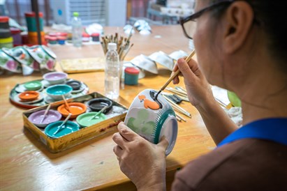 Mākslas meistarklases Terēzes Zaķes studijā