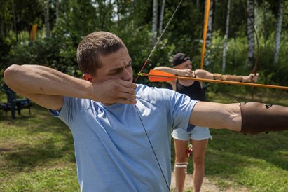 Apmācību šaušana ar loku 