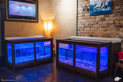 Kopīgs zivtiņu SPA piedzīvojums un pēdu masāža