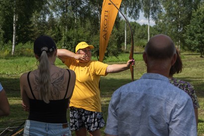 Pirmie soļi loku šaušanas apguvē