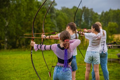 Pirmie soļi loku šaušanas apguvē