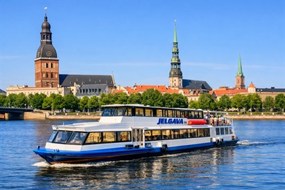 “Riga River Tour” pilsētas panorāmas kruīzs 2 personām 