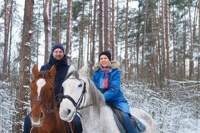 Individuāla pāru izjāde ar zirgiem Ķekavā