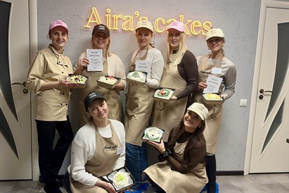 Bento kūku meistarklase “Aira’s cakes” studijā