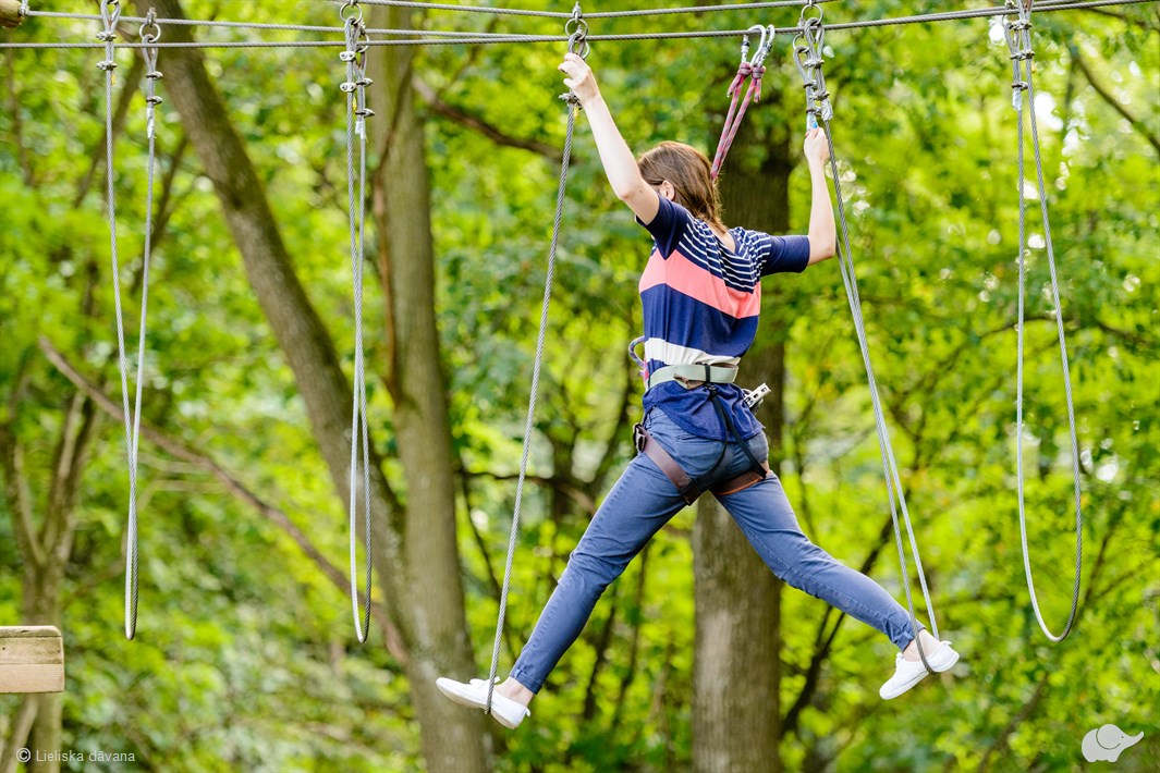 Izklaide „MIŠKAS” piedzīvojumu parkā Lietuvā