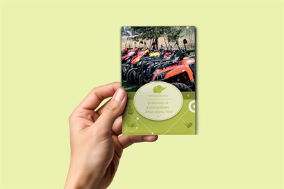 [Tikai ar piegādi] Ekskursija ar kvadracikliem “Meža ezeru tūre”