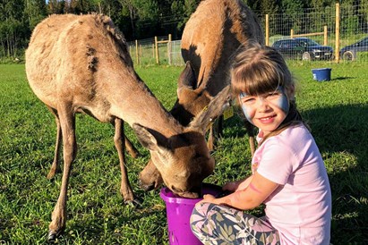Aktīva ģimenes brīvdiena: Briežu barošana un minigolfs Pierīgā