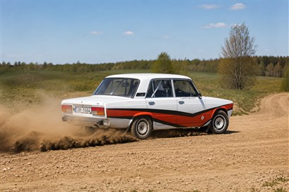 Rallija Žigulim pie stūres – ekstrēms brauciens trasē pie Kandavas!