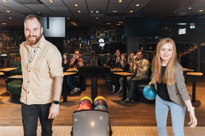 Dubultā boulinga ballīte “O’Learys” un uzkodas 