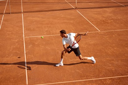 Teniss ar draugiem atpūtas parkā “Avoti” Valmierā